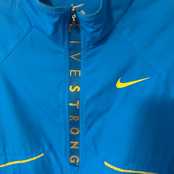 Nike Blue and Yellow Livestrong Jacket - Picture 3 of 5